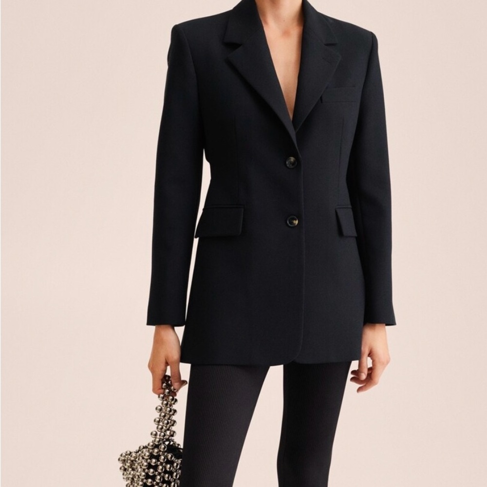 Mango structured blazer with cut out.  Org $199